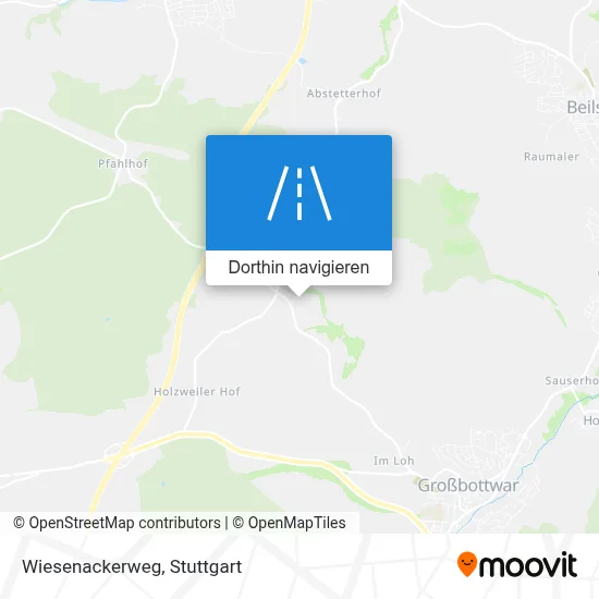 Wiesenackerweg Karte