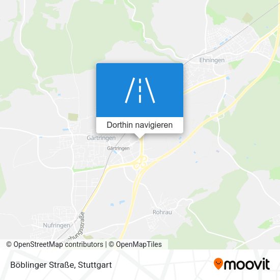 Böblinger Straße Karte