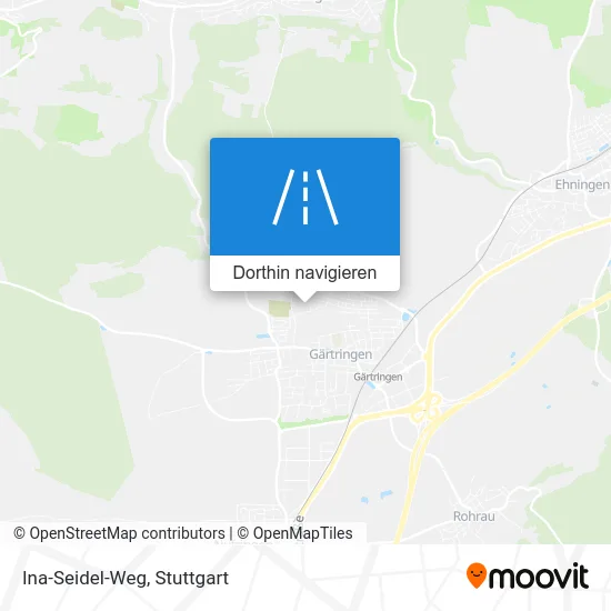 Ina-Seidel-Weg Karte