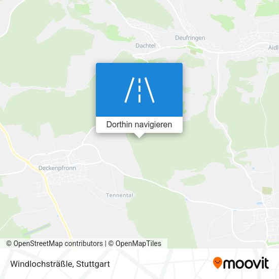 Windlochsträßle Karte