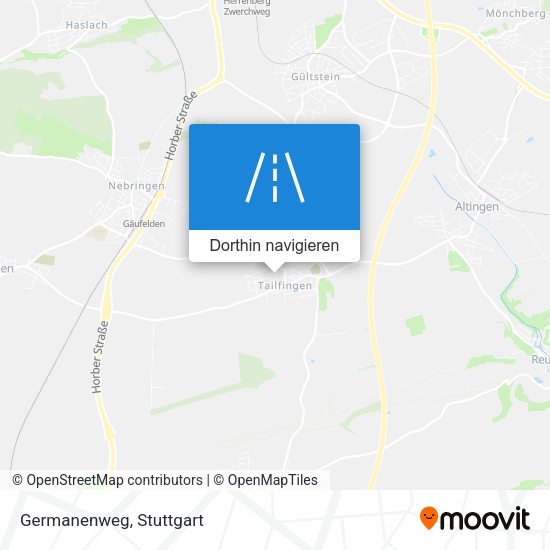 Germanenweg Karte