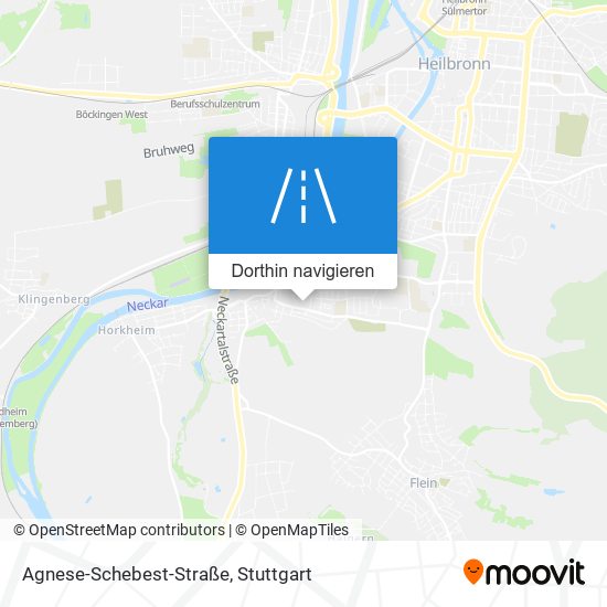 Agnese-Schebest-Straße Karte