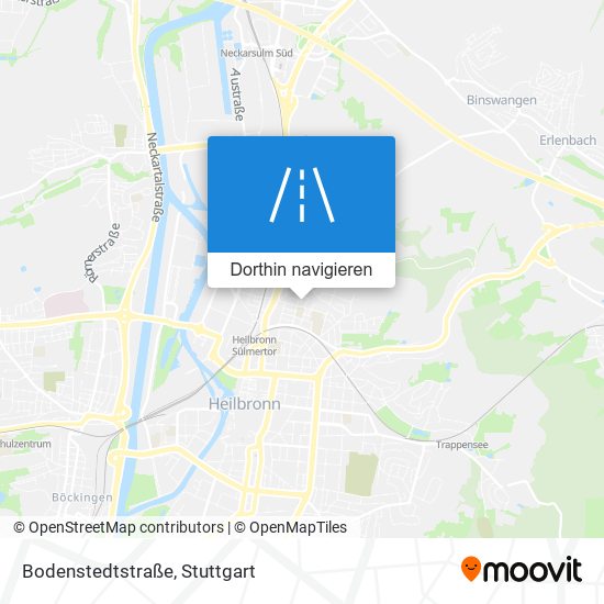 Bodenstedtstraße Karte