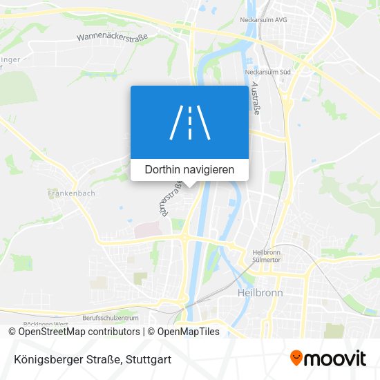Königsberger Straße Karte