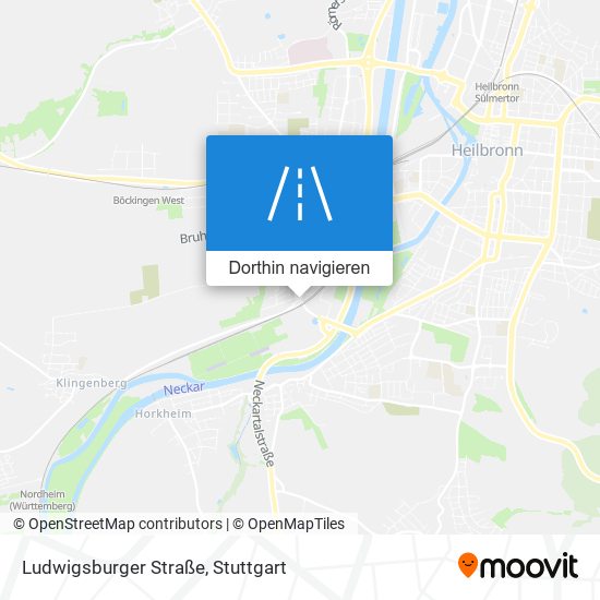 Ludwigsburger Straße Karte