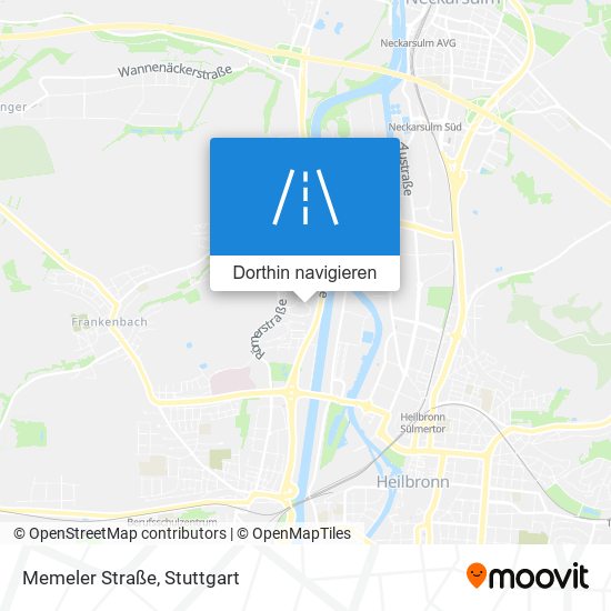 Memeler Straße Karte