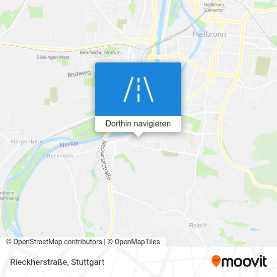 Rieckherstraße Karte