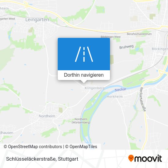 Schlüsseläckerstraße Karte
