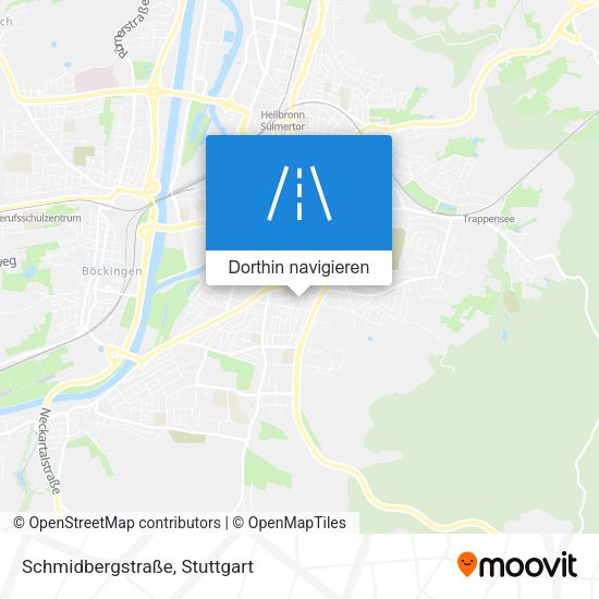 Schmidbergstraße Karte