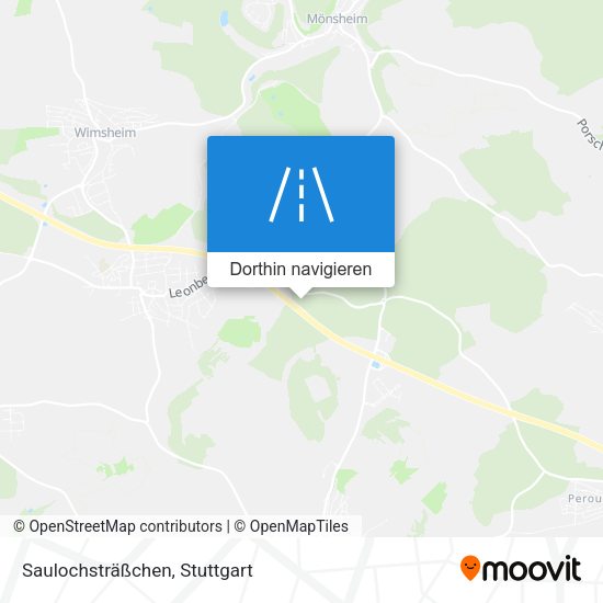 Saulochsträßchen Karte