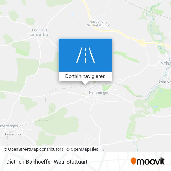 Dietrich-Bonhoeffer-Weg Karte