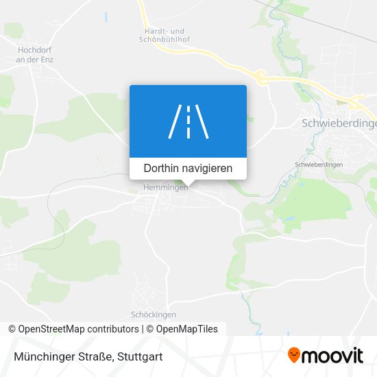 Münchinger Straße Karte