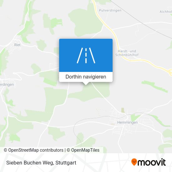 Sieben Buchen Weg Karte