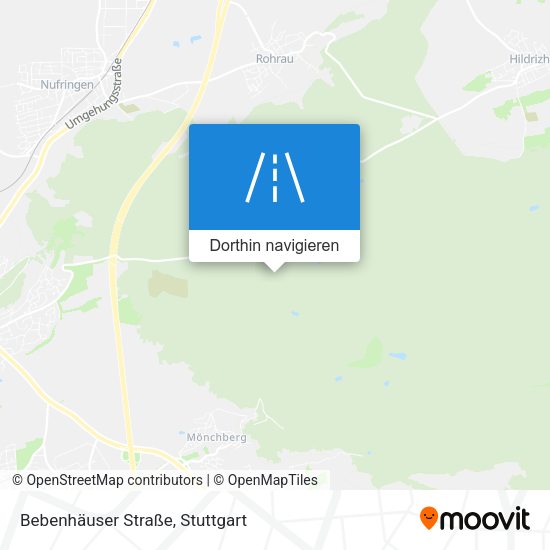 Bebenhäuser Straße Karte