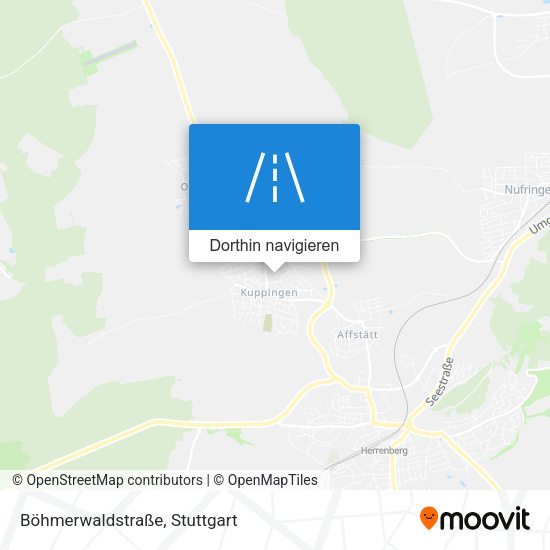 Böhmerwaldstraße Karte