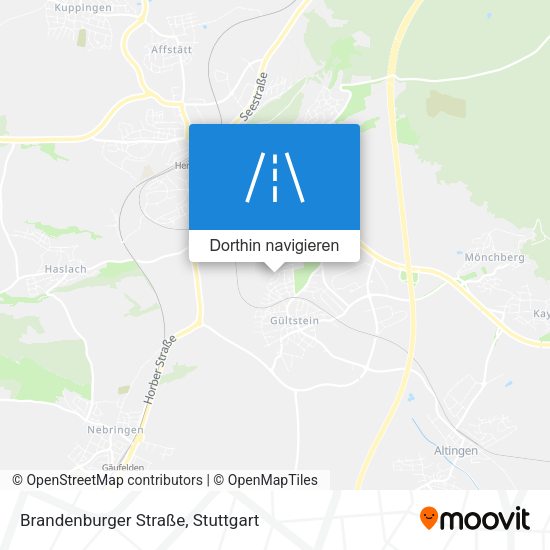 Brandenburger Straße Karte