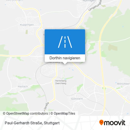 Paul-Gerhardt-Straße Karte