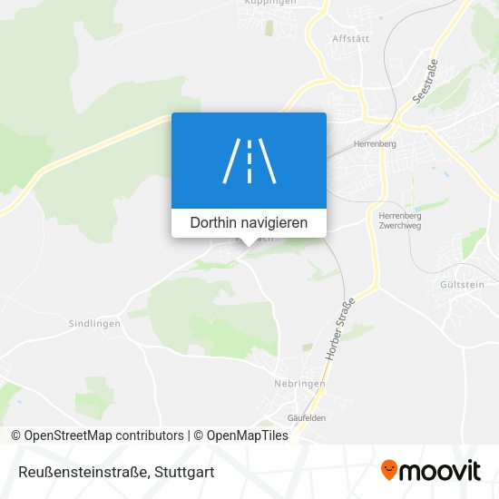Reußensteinstraße Karte