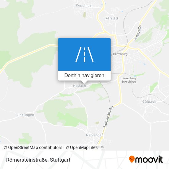 Römersteinstraße Karte