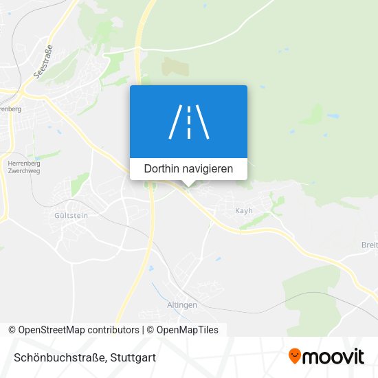 Schönbuchstraße Karte