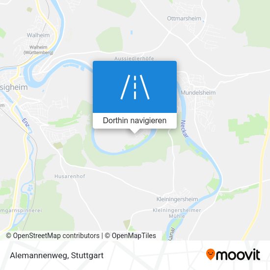 Alemannenweg Karte