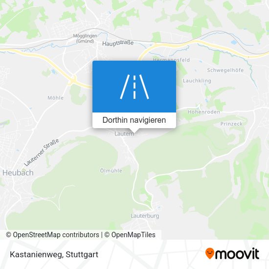 Kastanienweg Karte