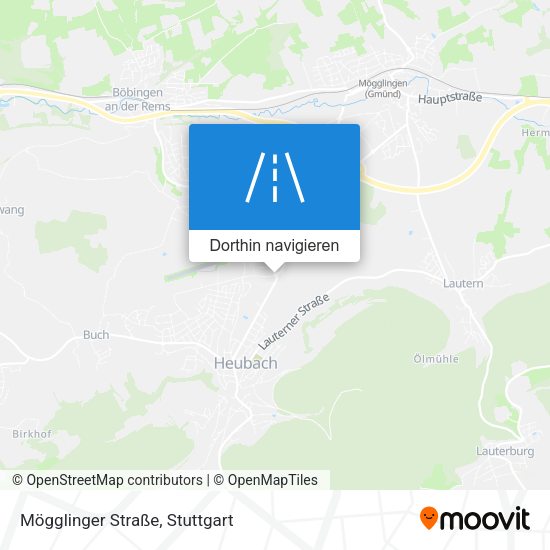 Mögglinger Straße Karte