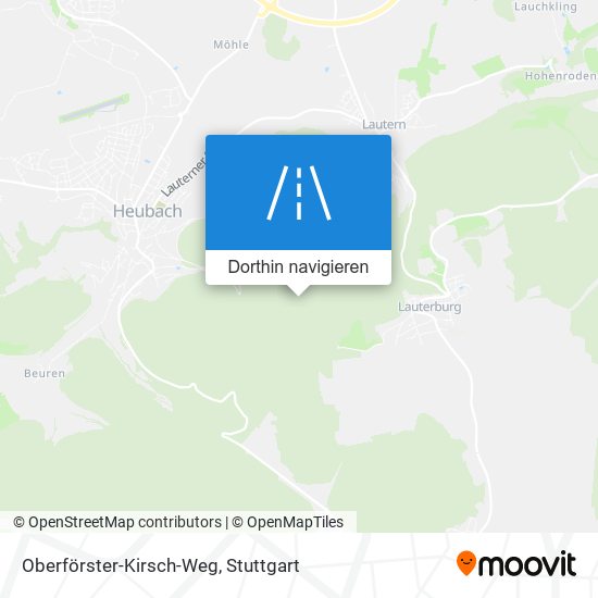 Oberförster-Kirsch-Weg Karte