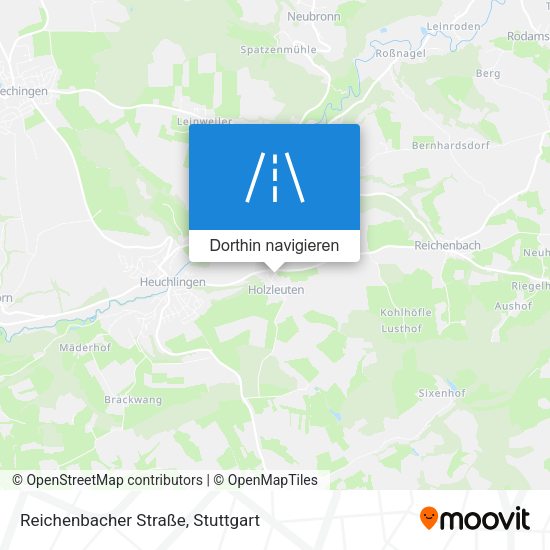 Reichenbacher Straße Karte