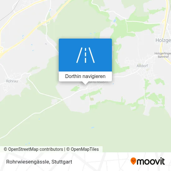 Rohrwiesengässle Karte