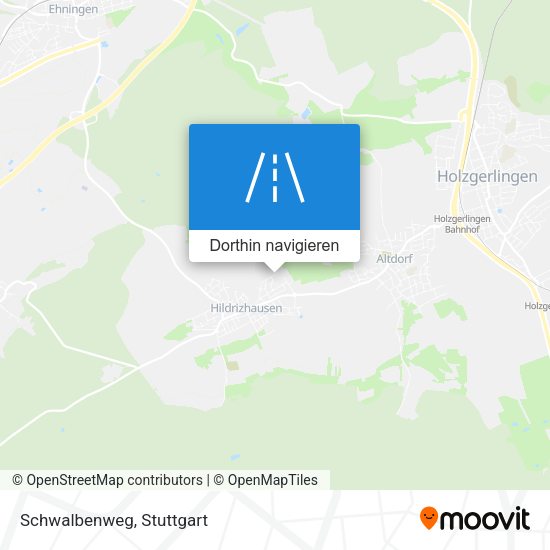 Schwalbenweg Karte