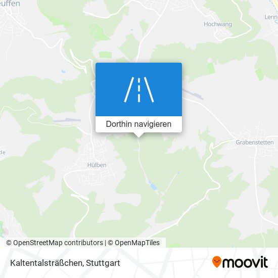 Kaltentalsträßchen Karte