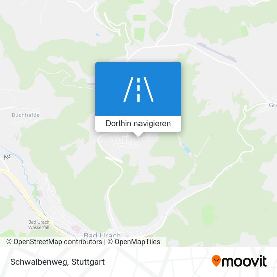 Schwalbenweg Karte