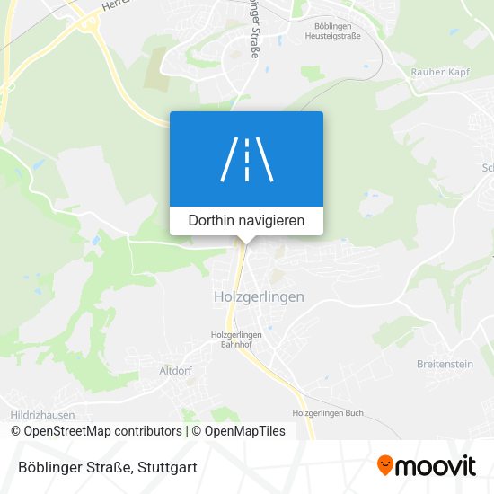 Böblinger Straße Karte