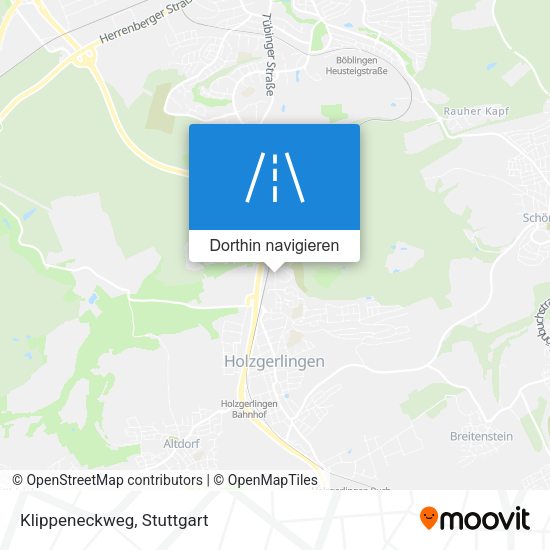 Klippeneckweg Karte