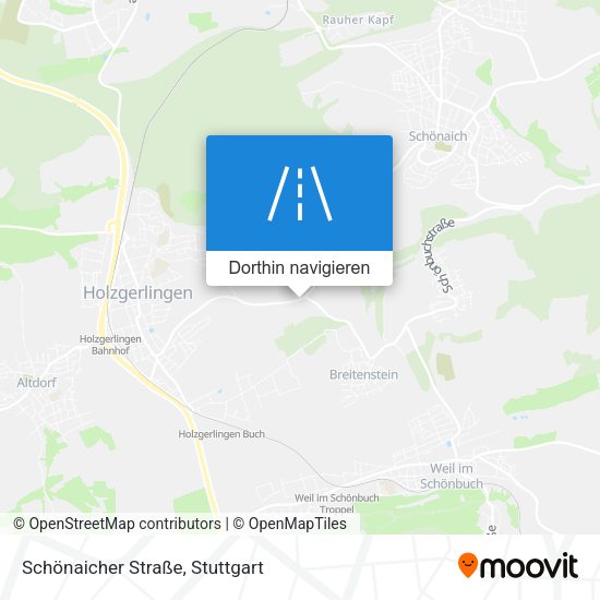 Schönaicher Straße Karte