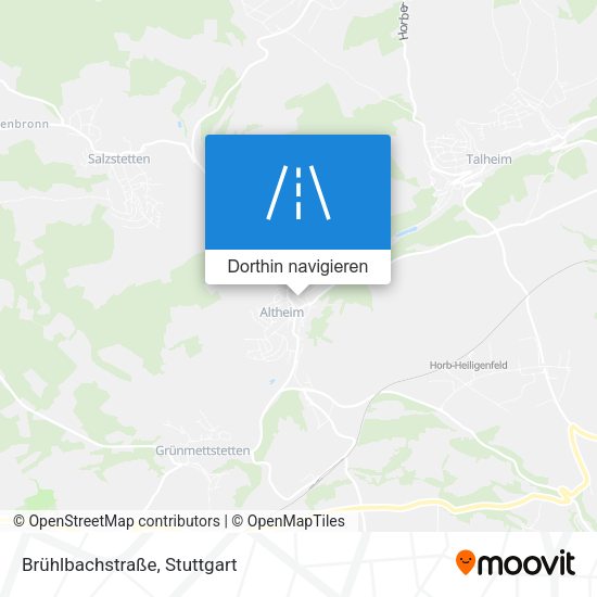 Brühlbachstraße Karte