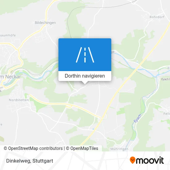 Dinkelweg Karte
