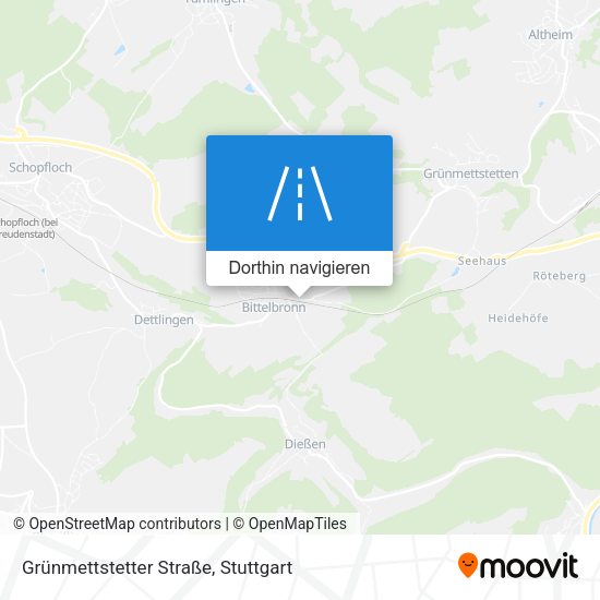 Grünmettstetter Straße Karte