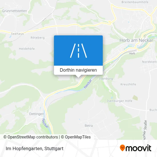 Im Hopfengarten Karte