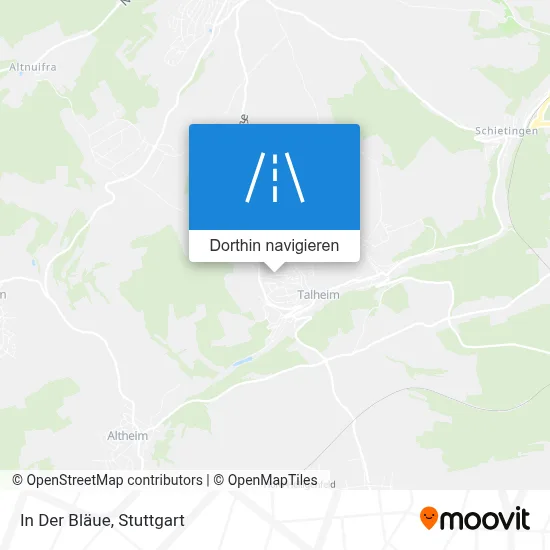 In Der Bläue Karte