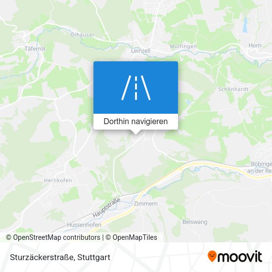 Sturzäckerstraße Karte