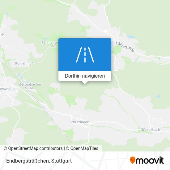 Endbergsträßchen Karte