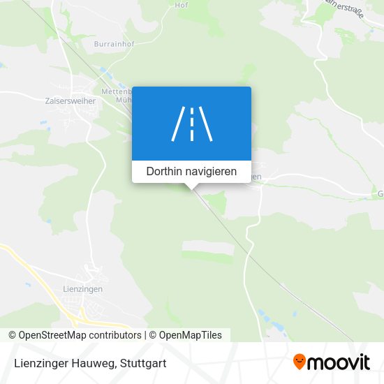 Lienzinger Hauweg Karte