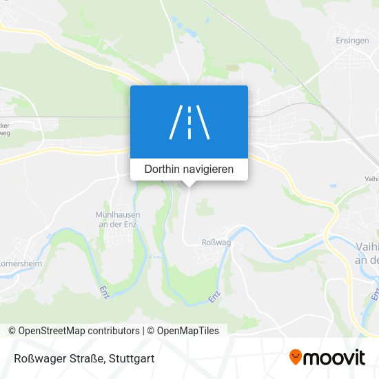 Roßwager Straße Karte