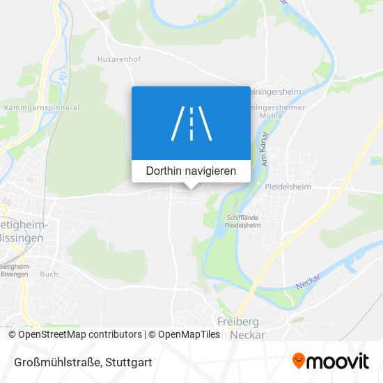 Großmühlstraße Karte