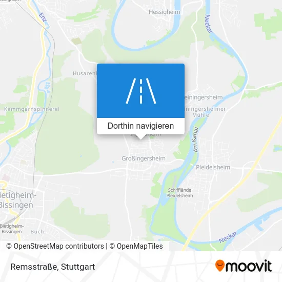 Remsstraße Karte