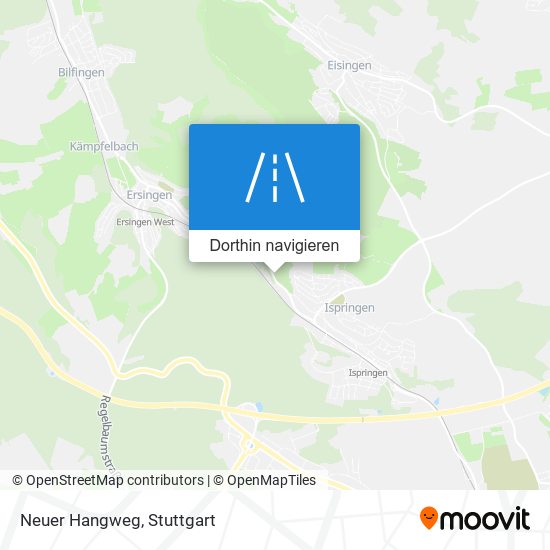 Neuer Hangweg Karte