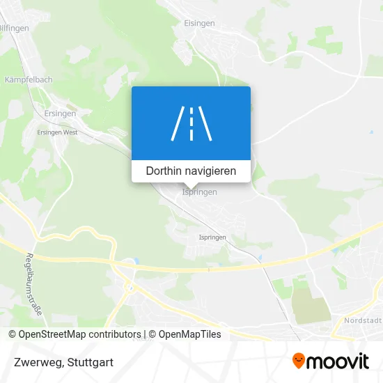 Zwerweg Karte