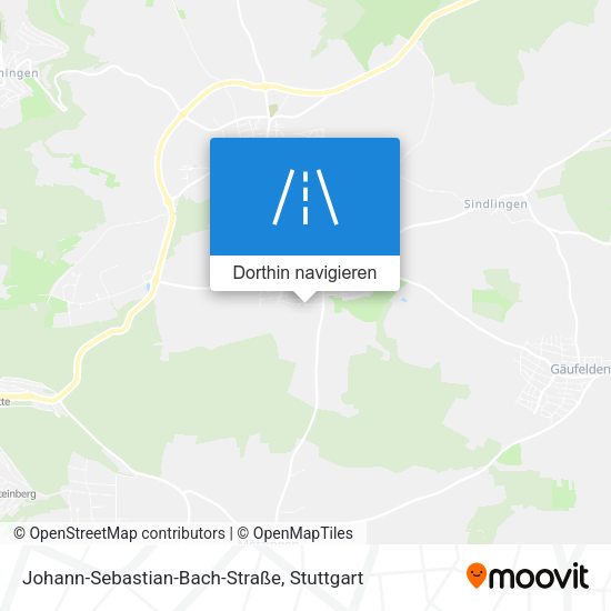 Johann-Sebastian-Bach-Straße Karte